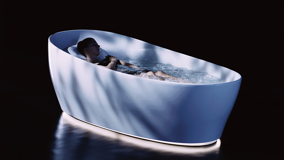 Schwereloses Baden in der Floating Badewanne