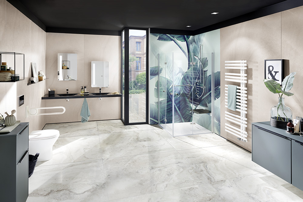 Barrierefreies Duschen im Traumbad