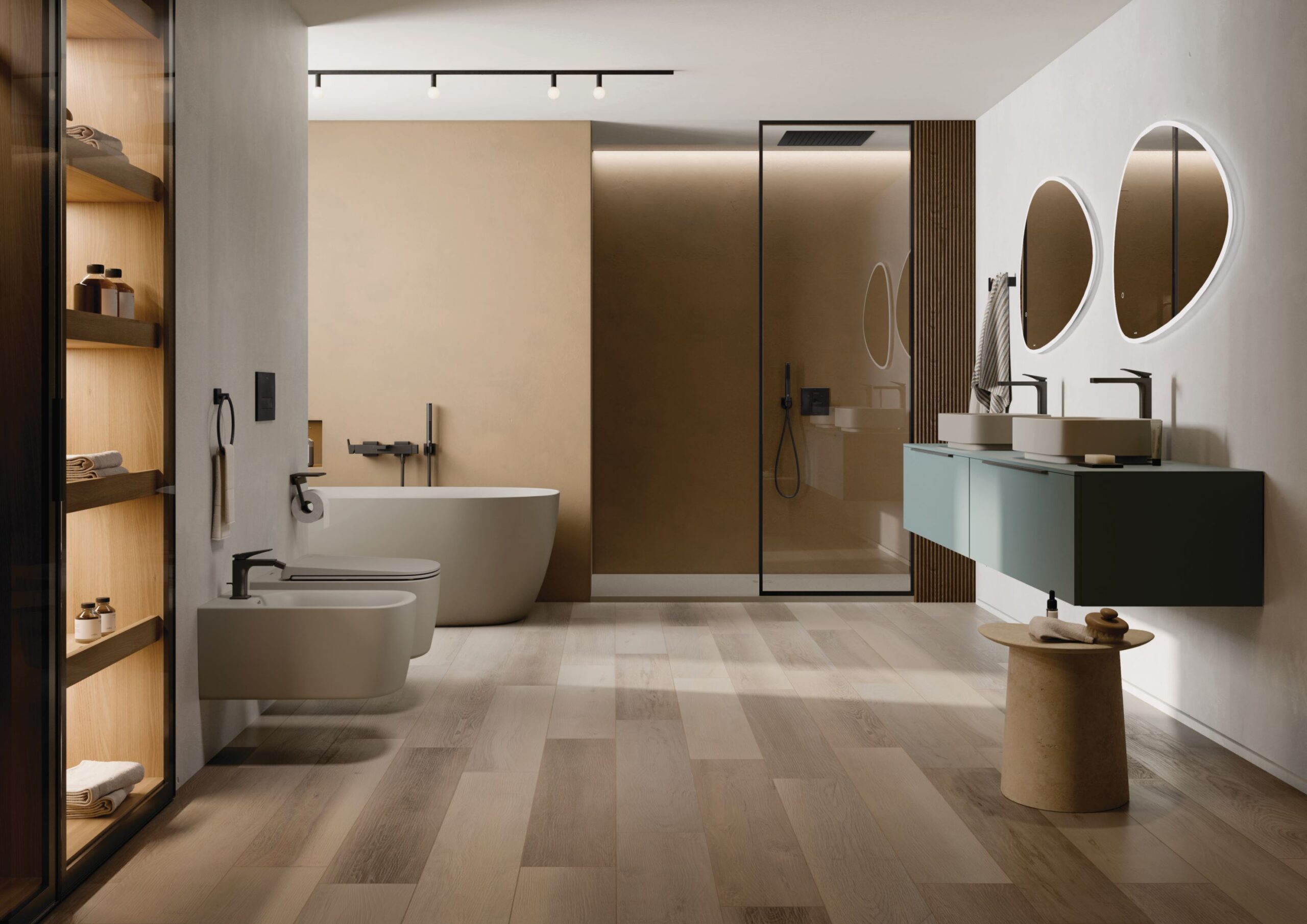 Skulpturales Meisterwerk modernen Baddesigns